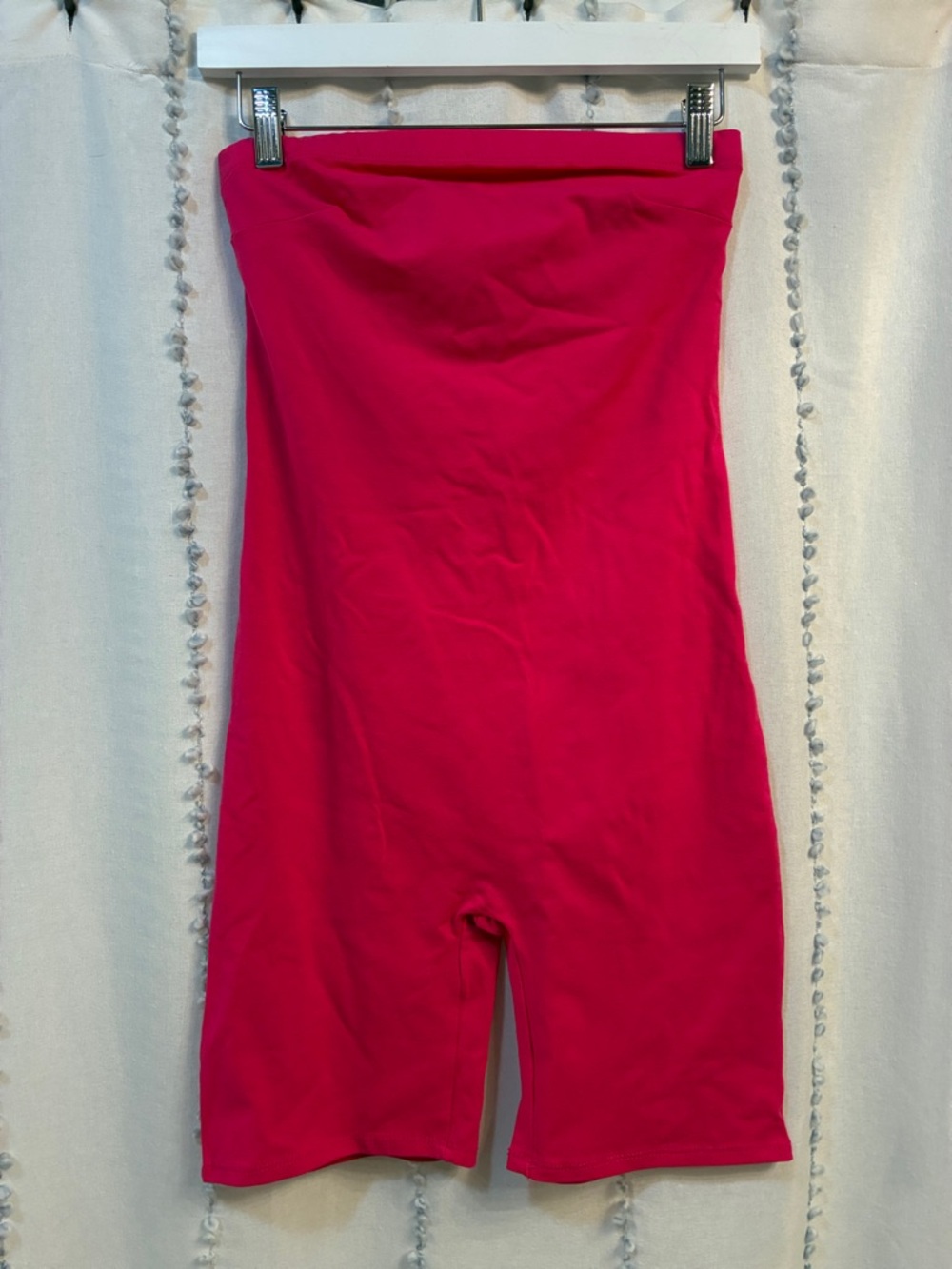 UO Pink strapless romper unitard bodysuit size medium
